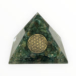 Orgonite Pyramid Style 3 - Aventurine 6cm