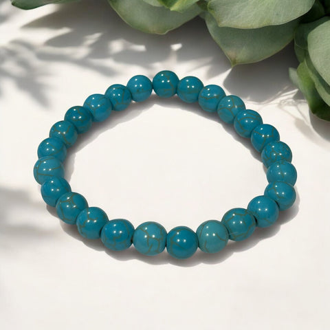 Blue Howlite ? / Turquoise? Bracelet