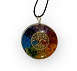 Orgonite Pendant - Chakra #3 Tree of Life