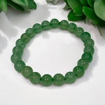 Round Bead Bracelet Green Aventurine