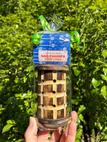 Nag Champa & incense Burner Gift Pack