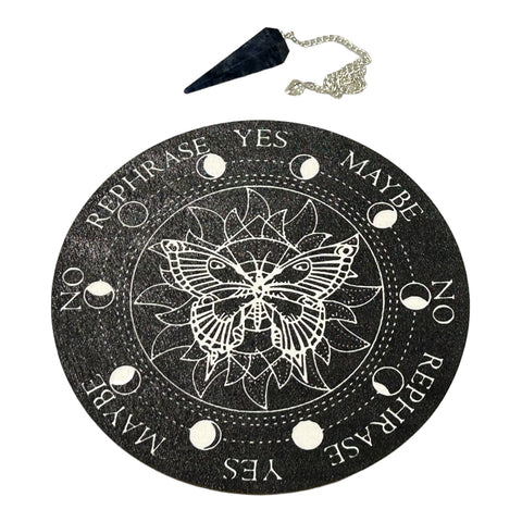 yes /no Pendulum Board and Pendulum Sodalite