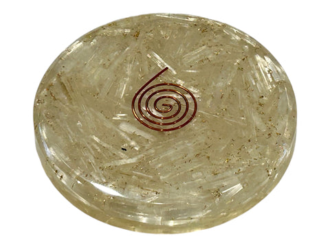 Orgonite Plate Style 5 - Selenite