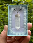 Selenite Pendant and Bracelet Gift Pack